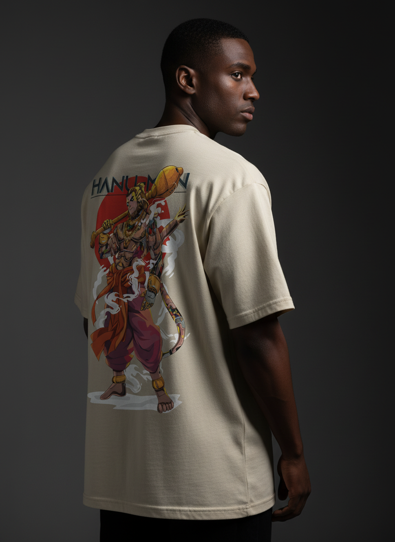 Hanuman Anime Oversized Tee