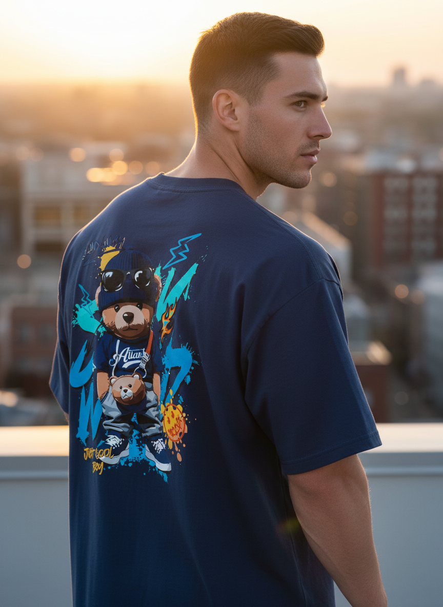 Urban Cool Boy Teddy Tee