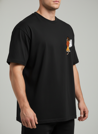 Lion Grid Oversized Tee