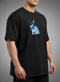 Mosaic Rabbit Oversized Tee