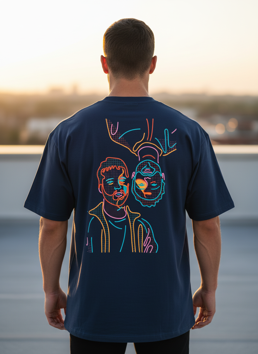 Neon Dual Portrait Tee
