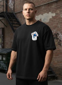 Stitch Pocket Rip Oversized Tee