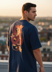 Crimson Serpent Dragon Tee