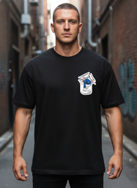 Stitch Pocket Rip Oversized Tee