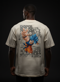 Blue Saiyan Manga Panels Teee