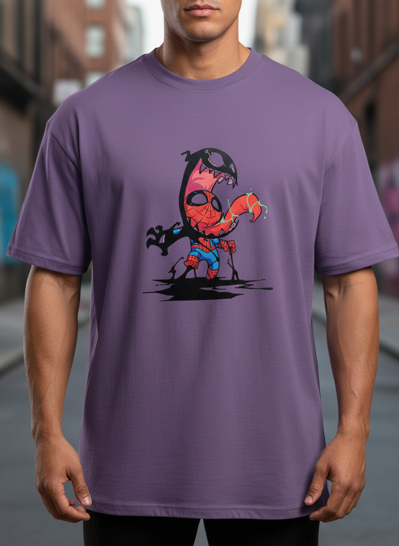 Symbiote Takeover Spider Hero T-Shirt | Comic Graphic Tee