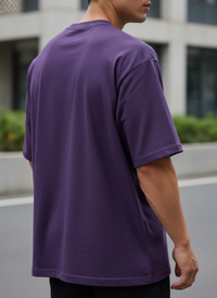 Angel Halo vs Demon Heads Purple T-Shirt | Edgy Graphic Top