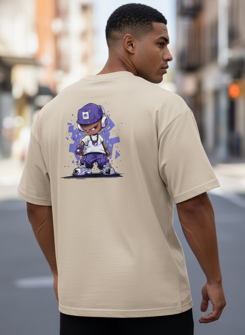 Sand Graphic Back T-Shirt