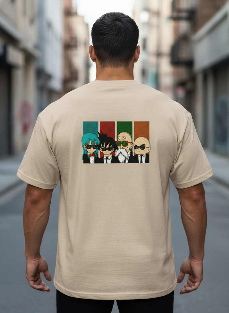 DBZ Gang Back Print Tee