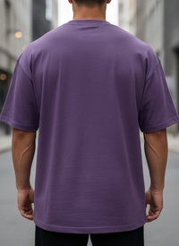 Angel Halo vs Demon Heads Purple T-Shirt | Edgy Graphic Top