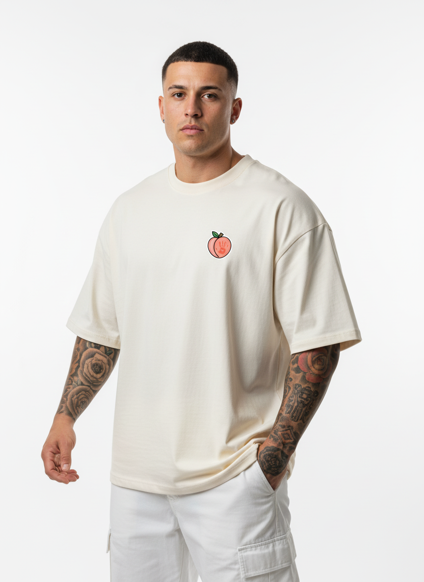 Peach Slap Oversized Tee