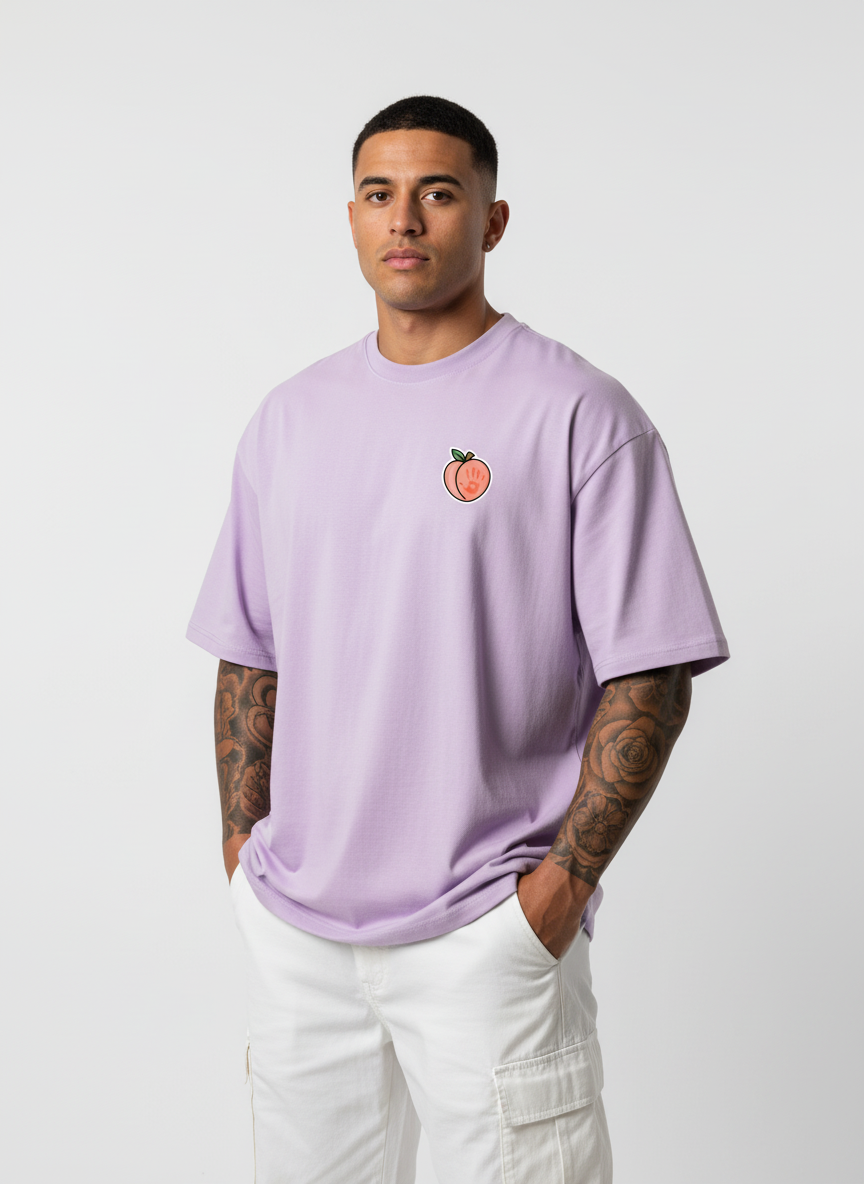 Peach Slap Oversized Tee