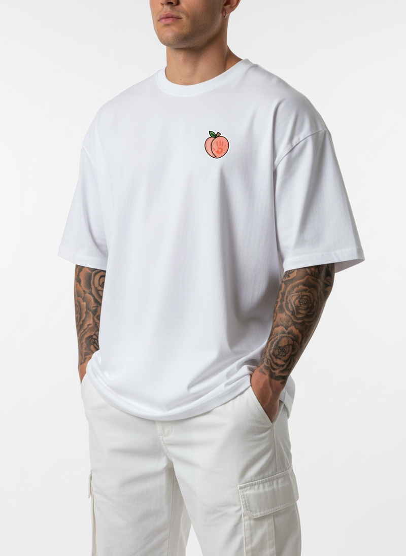 Peach Slap Oversized Tee