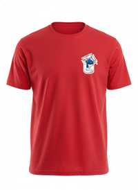 Anngi Red Pocket Pal Graphic Tee