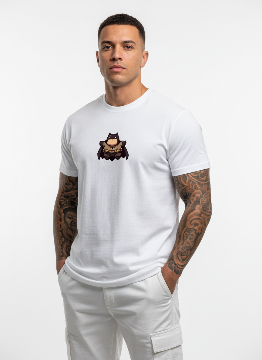 Anngi Little Dark Knight White Tee