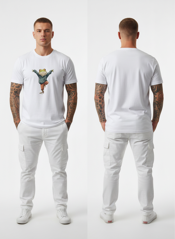 Anngi Free Spirit Frog Graphic Tee