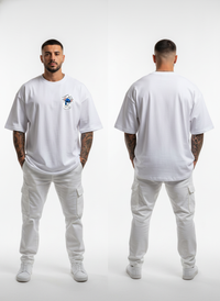 Stitch Pocket Rip Oversized Tee