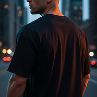 Anngi Cool Green Bear Graphic Tee | Black Urban Streetwear