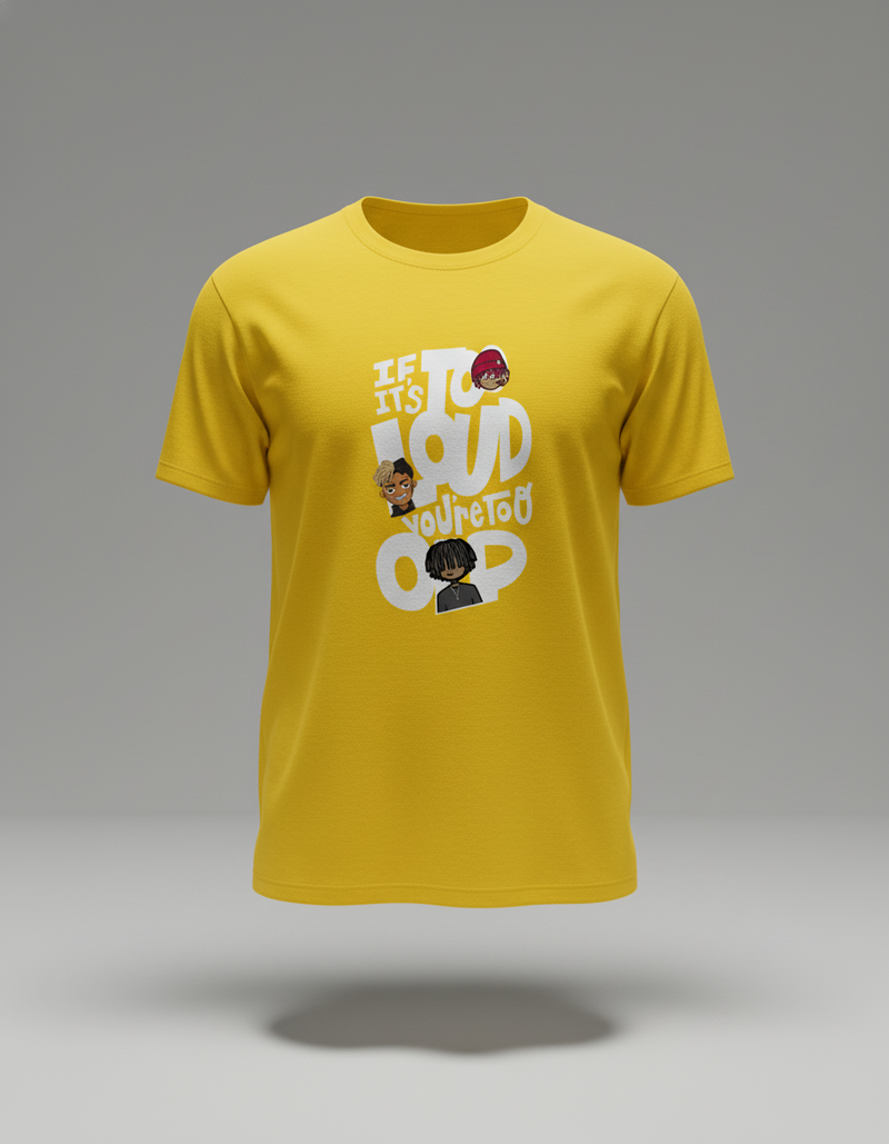 Anngi Loud Music Yellow Tee