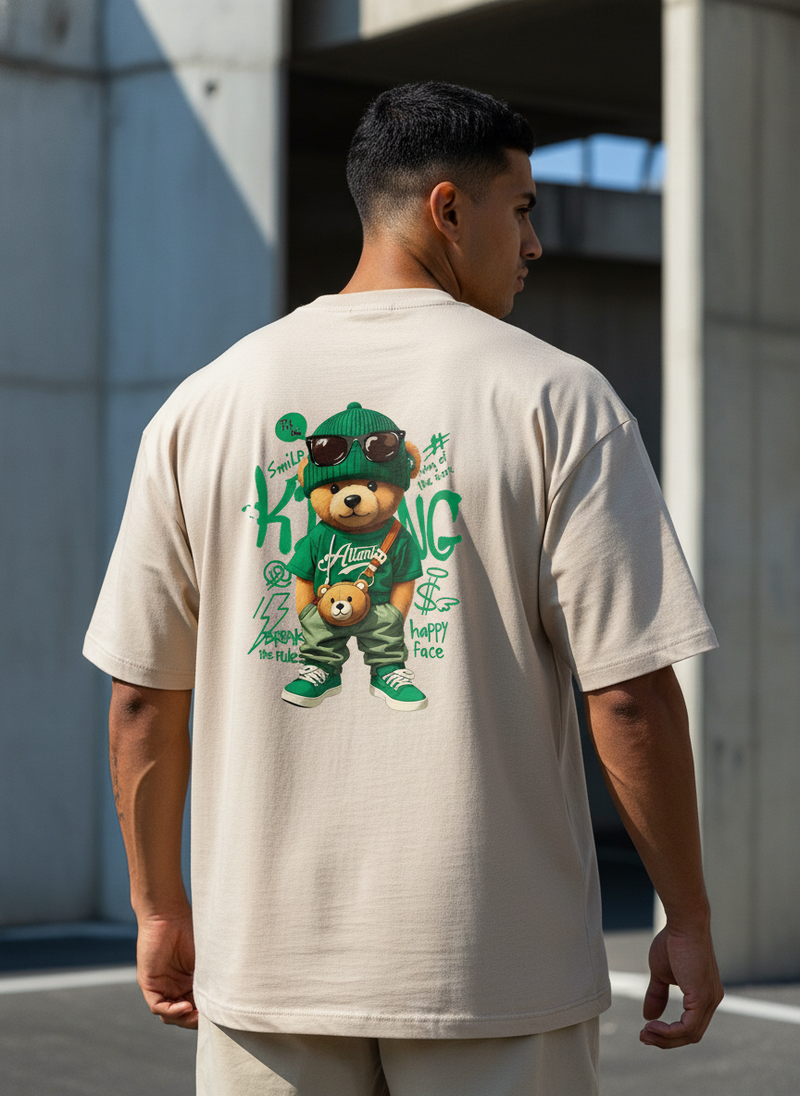 Green Vibe Bear Tee