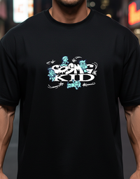 Anngi "Cosmic Kid" Graphic Tee | Black Retro Street Style