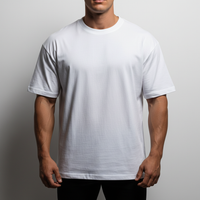 WHITE 220GSM PLAIN TEE