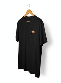 Anngi Chubby Batman Black Graphic Tee