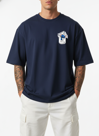 Stitch Pocket Rip Oversized Tee
